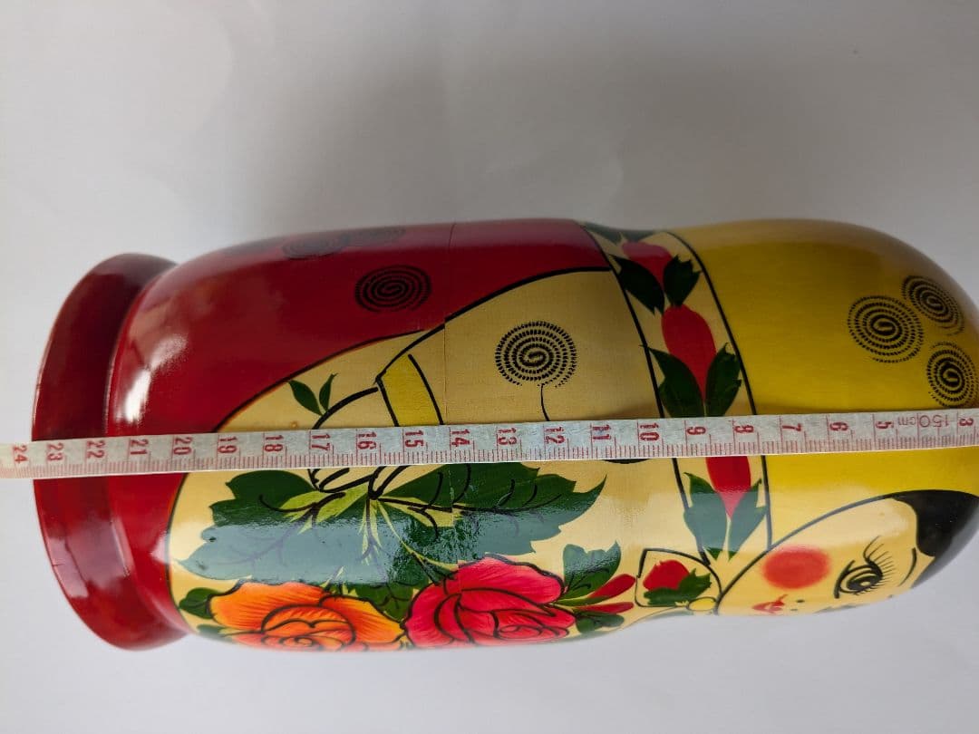 大きい マトリョーシカ ロシア 8個セット 花柄 セミョーノフ絵画