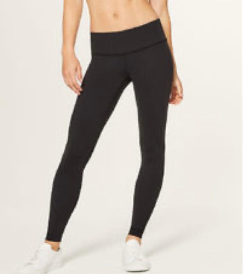ルルレモン　ブラック レギンス　サイズ2