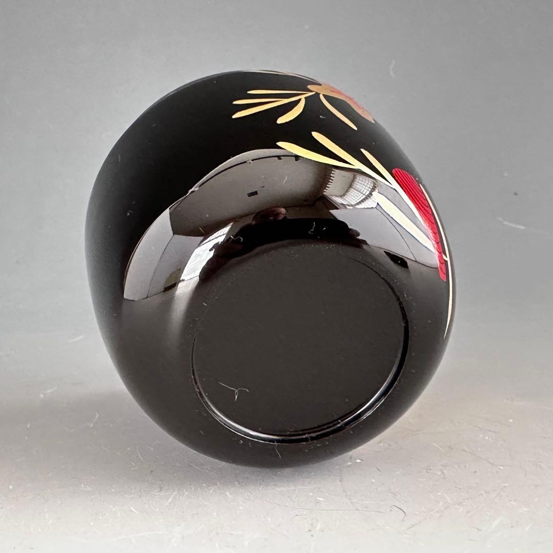 茶道具　而妙斎好写　海松貝蒔絵　大棗　西村宗幸　共箱　山中塗　薄茶器　抹茶　茶会