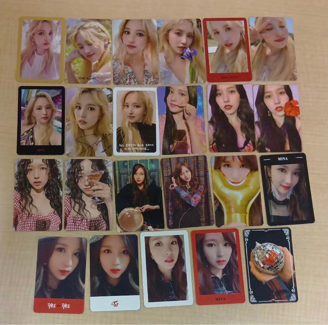 ❶ TWICE ミナ トレカ 76枚 まとめ売り