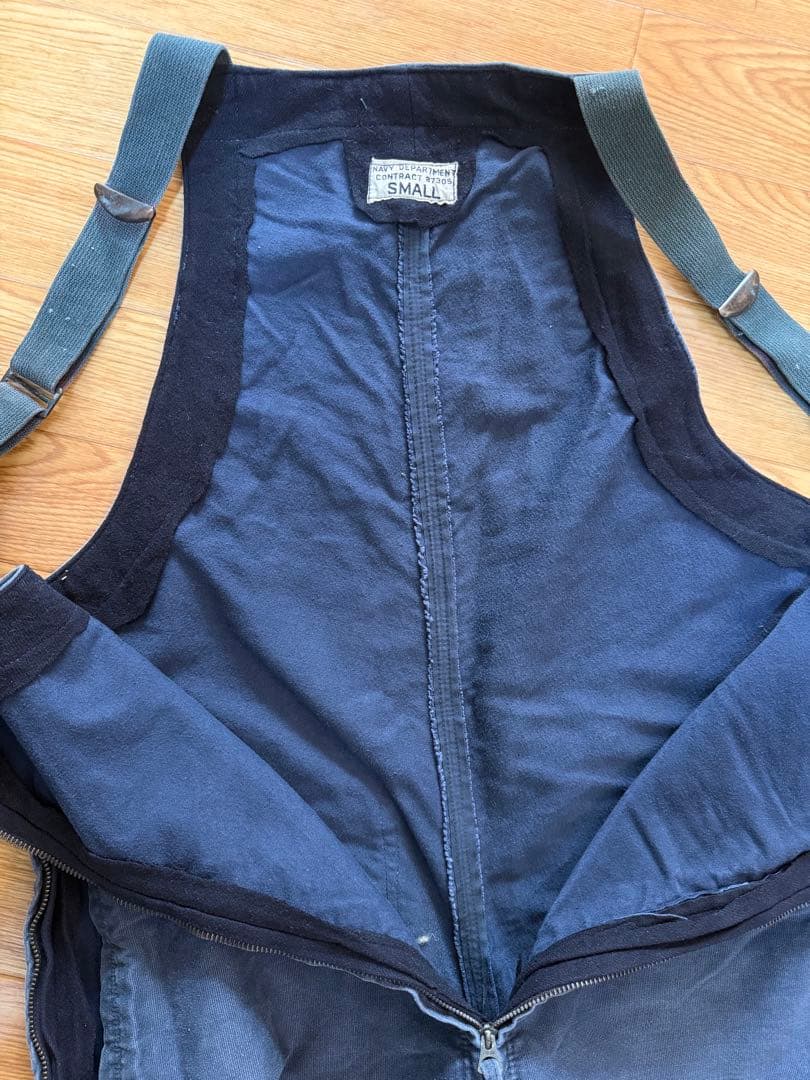 米軍 実物 最初期N-1 デッキパンツ ブルー