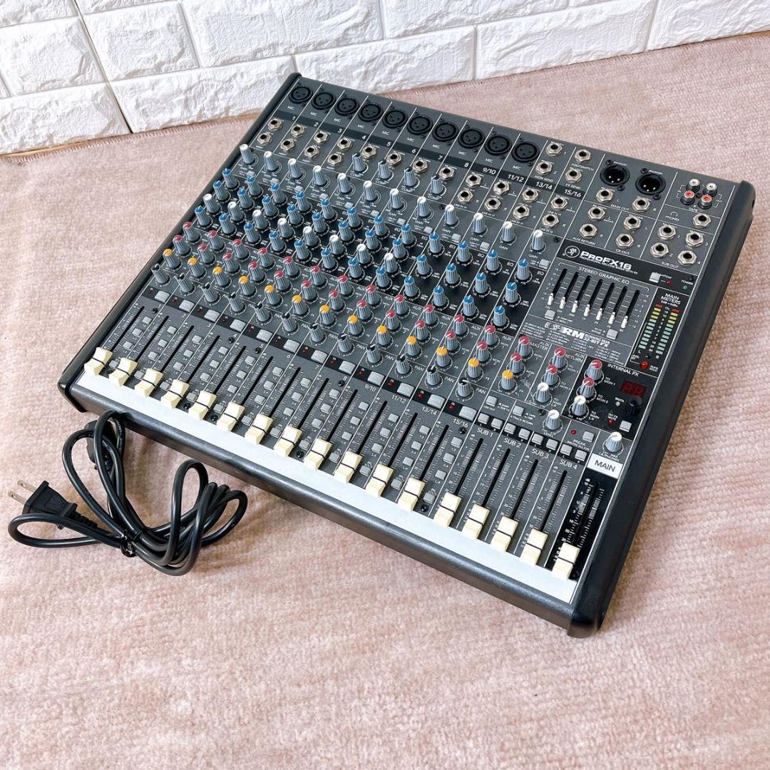 MACKIE マッキー PROFX16 アナログミキサー 16チャンネル 4バス