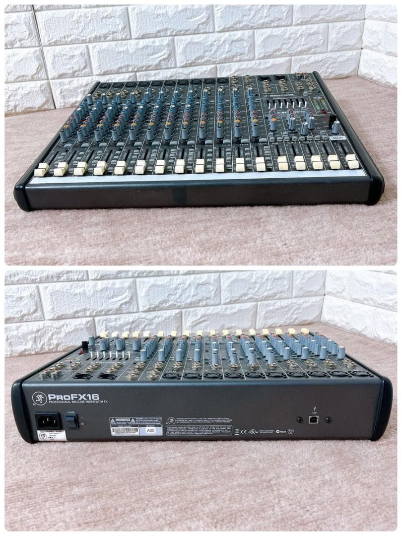 MACKIE マッキー PROFX16 アナログミキサー 16チャンネル 4バス
