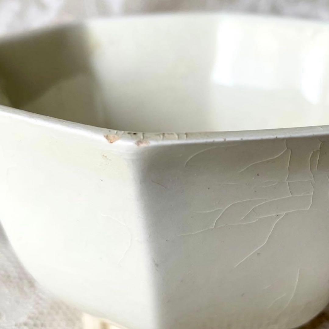 【希少】クレイユモントロー　オクトゴナルC&S カップ　フランスアンティーク