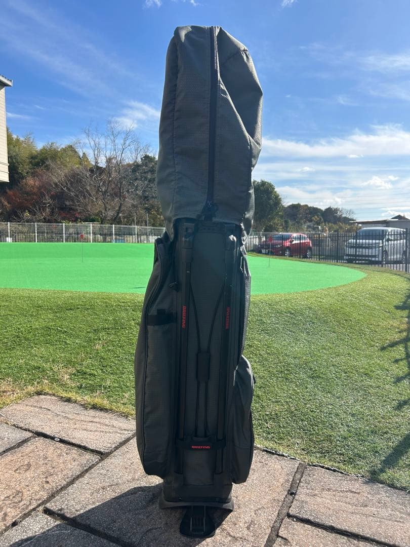 BRIEFING キャディバッグ スタンド付き