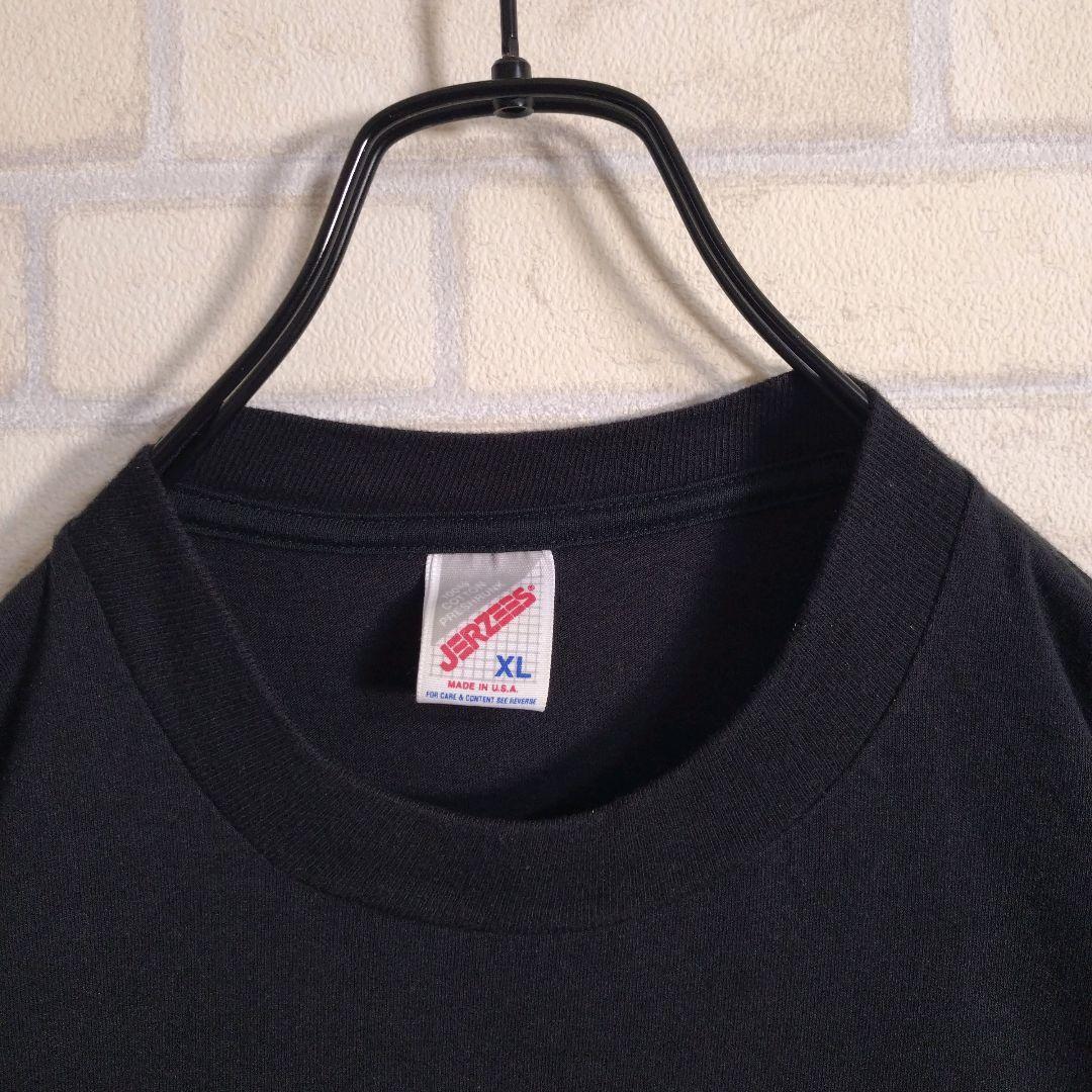 お宝★90s USA製 ホリフィールド VS モーラー 半袖Tシャツ 黒 XL