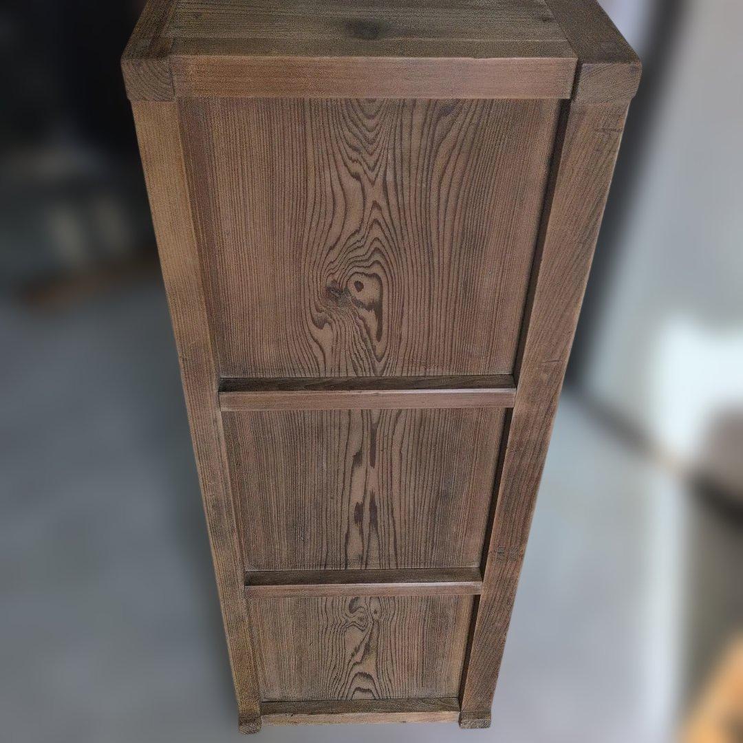 アンティーク　ブロカントオープンシェルフ 2段引き出し付き