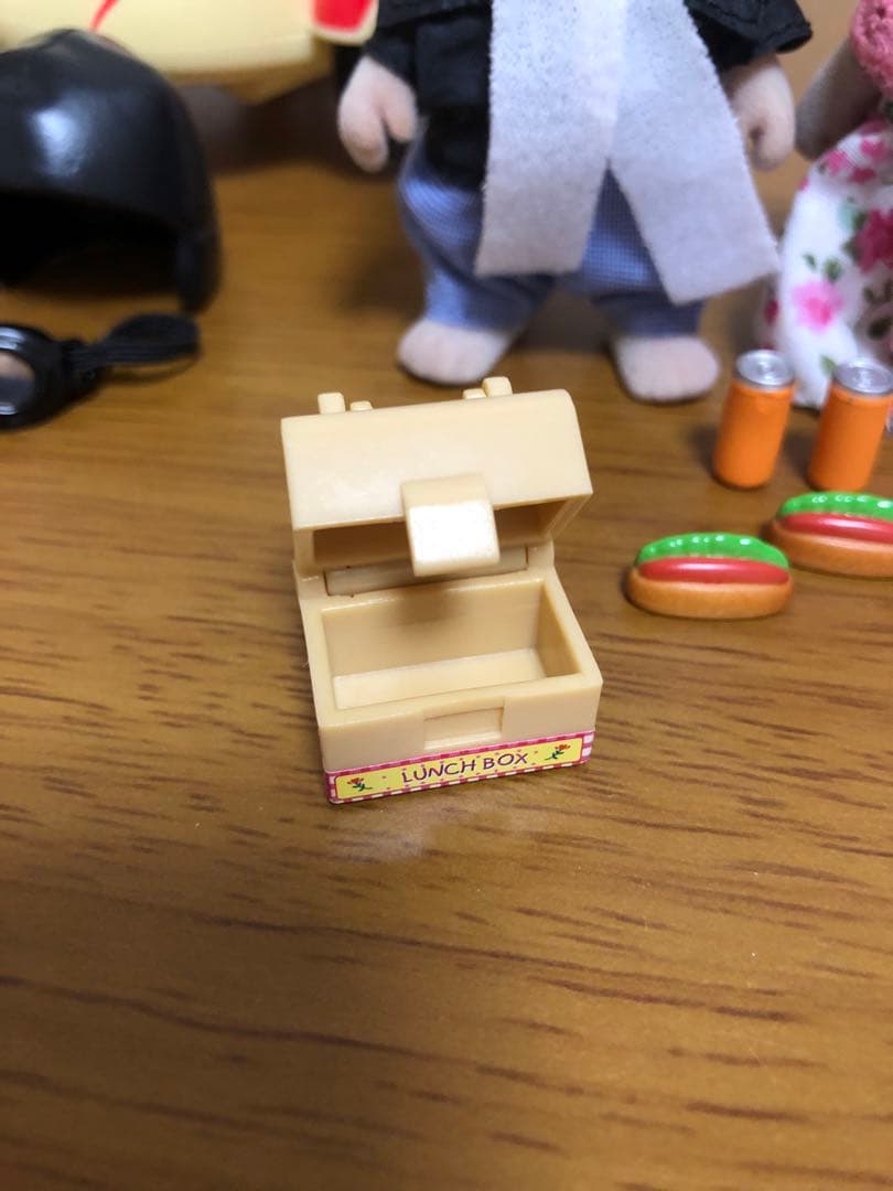 シルバニアファミリーアライグマ 海外版 モーターサイクル&サイドカー