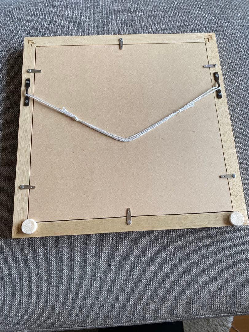 山口一郎　IDEE 無印　木製フレーム　HANA yellow no.1