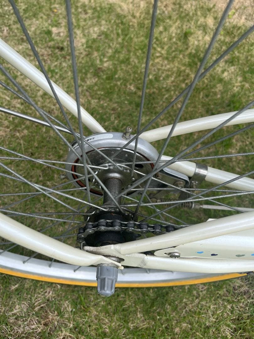 あさひ　ASAHI フェリーク Jr 24インチ　自転車　クリーム色