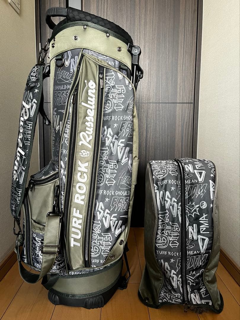 専用　限定品　良品ラッセルノRusseluno スタンド型キャディバッグ　バック