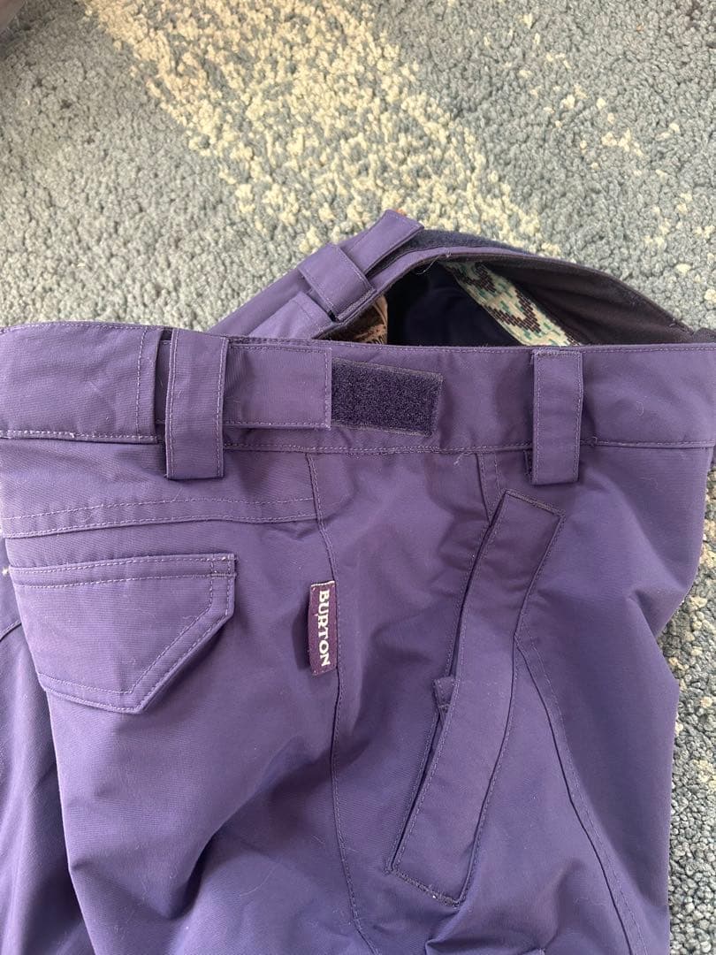 Burton スノーボードウェアセットアップ ネイビー/ピンク子供用　ジュニア