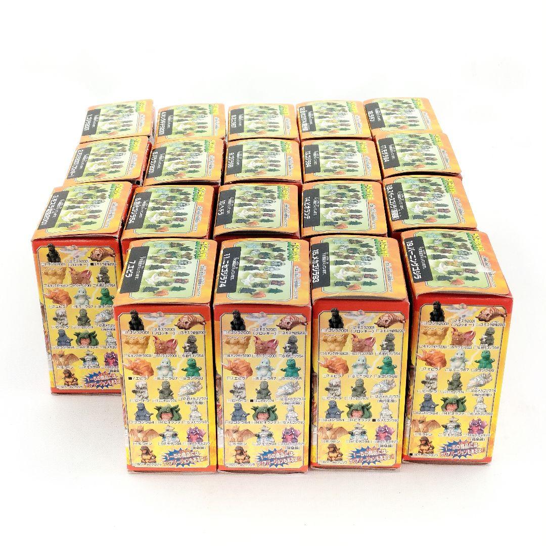 未使用 ゴジラ総攻撃 フィギュア 全19種 まとめ売り コンプ 指人形 食玩