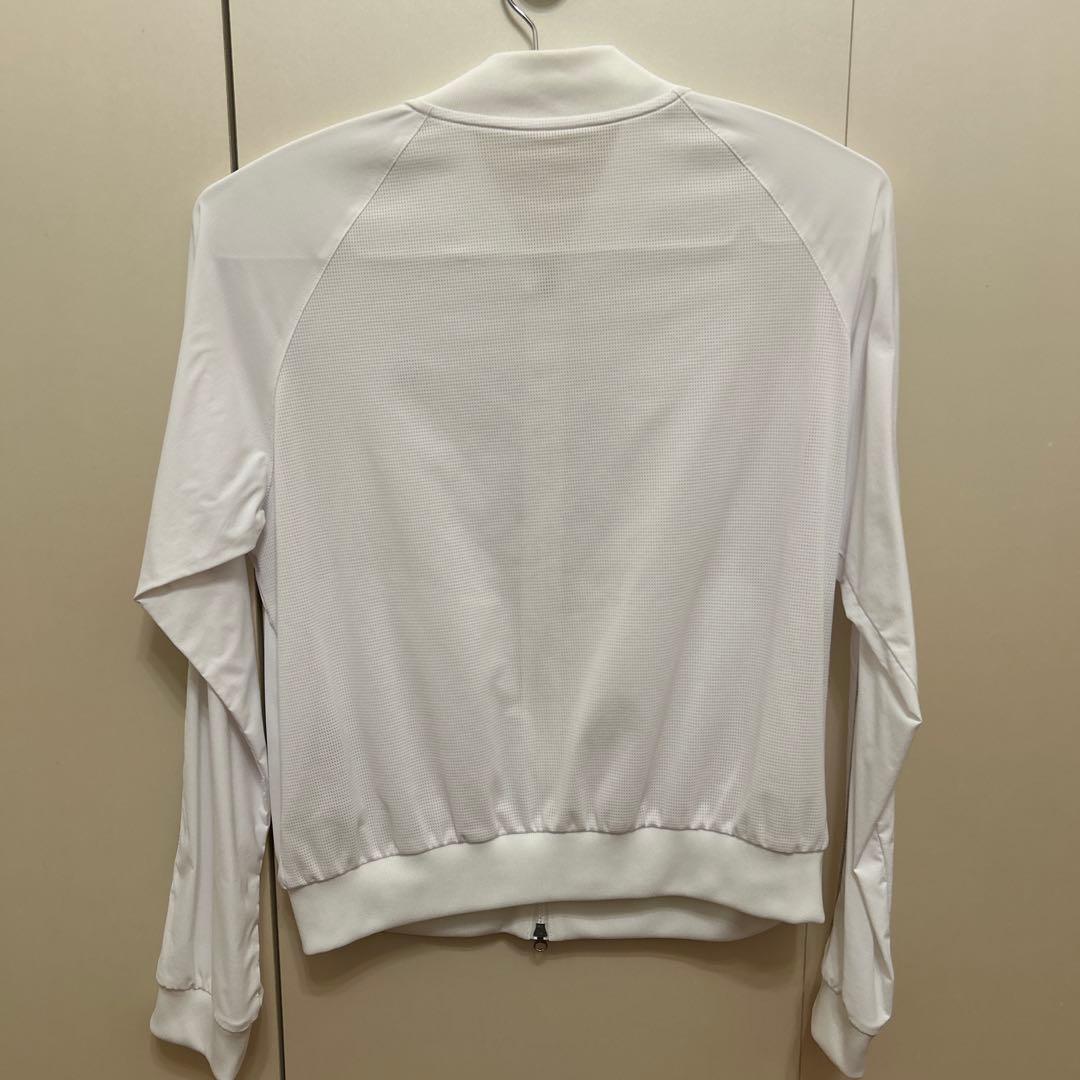 ホワイト ジップアップジャケット レディース 38