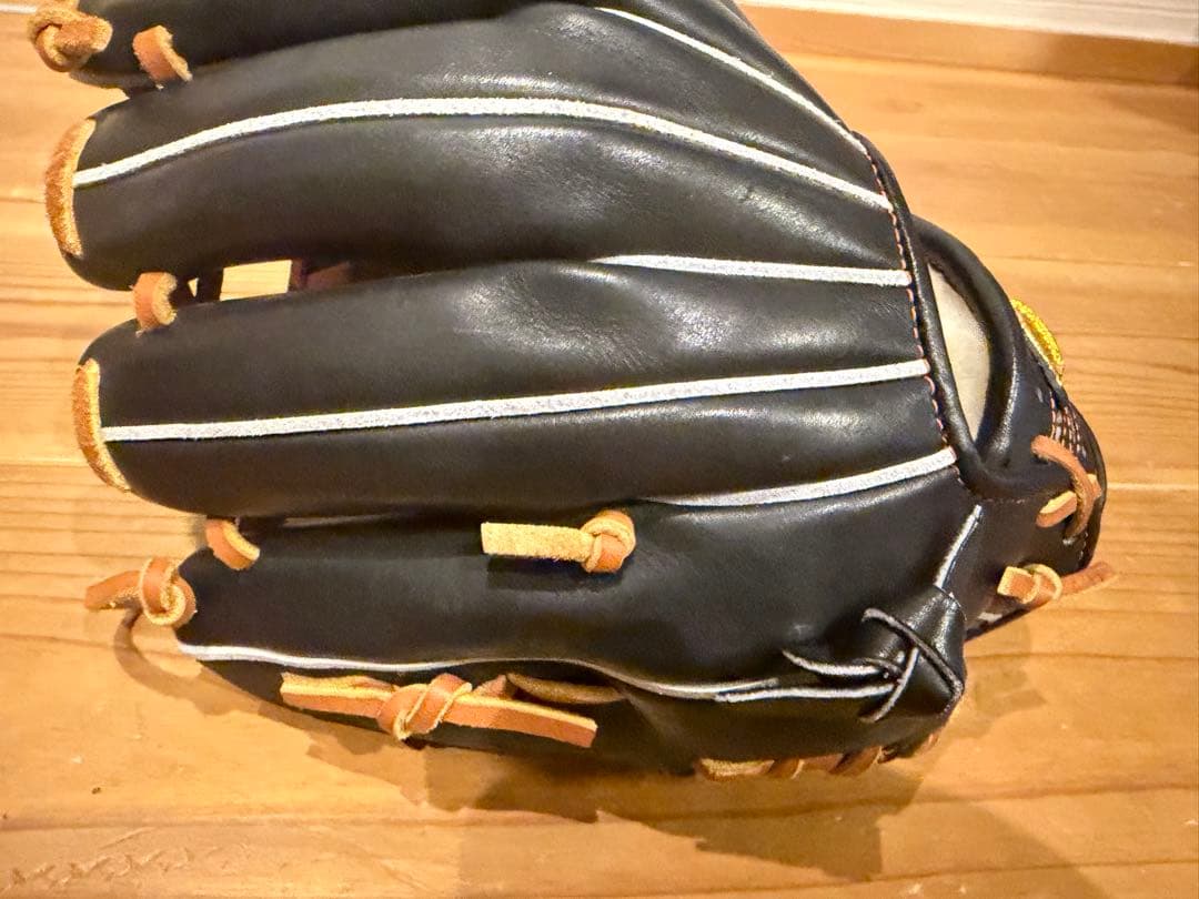 Mizuno Pro 硬式グローブ ブラック/ブラウン