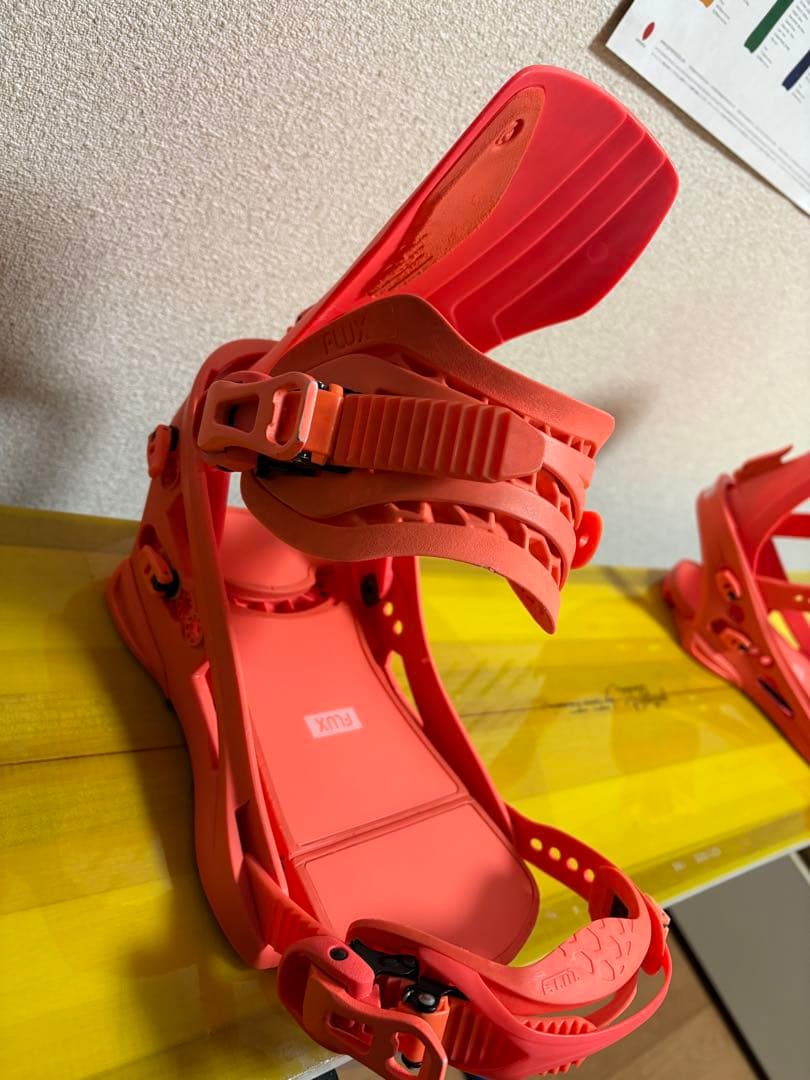 値下！25-26 FLUX XF フラックス M 箱・保証書付 フラッシュレッド