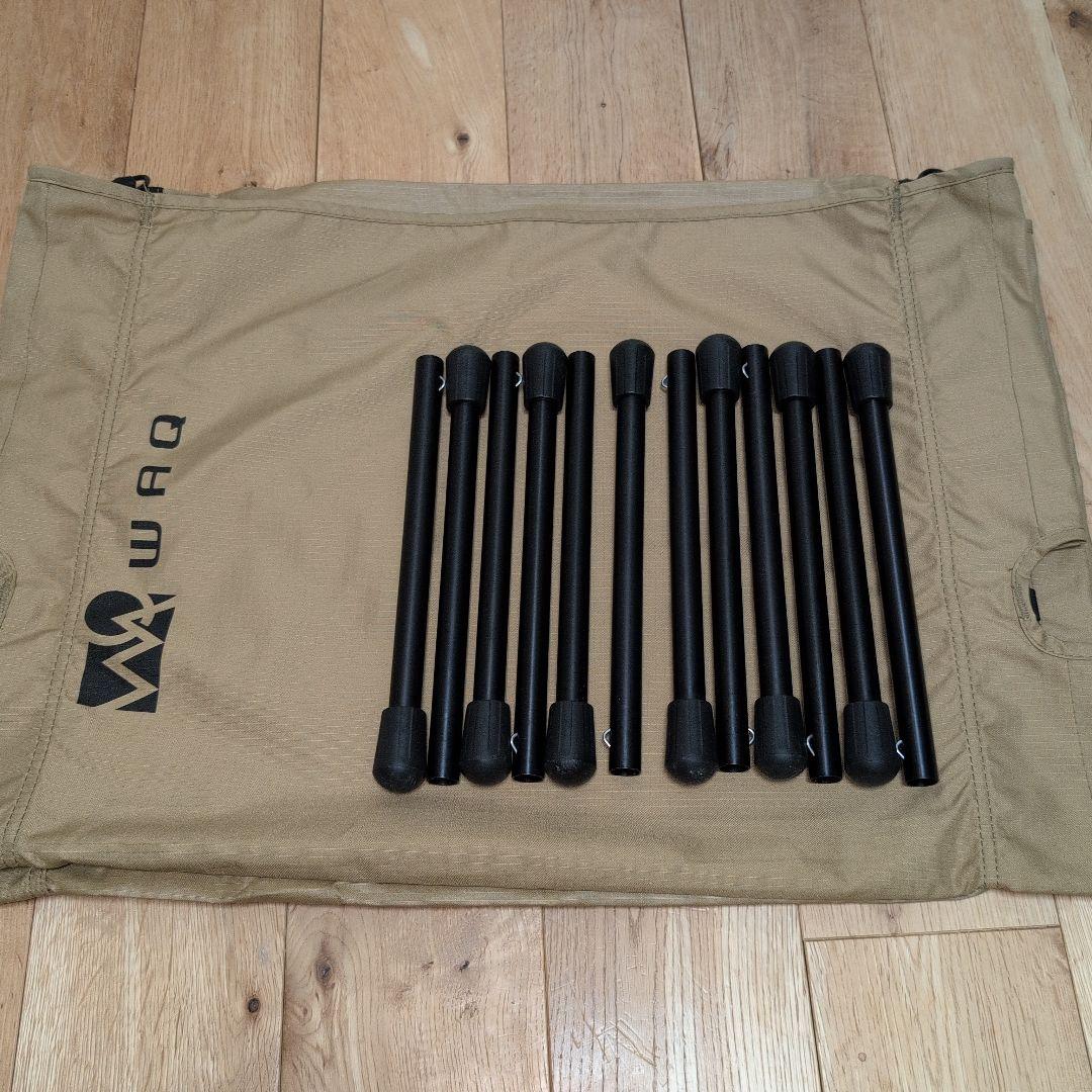 ワック WAQ 2WAY フォールディング コット タンカラー