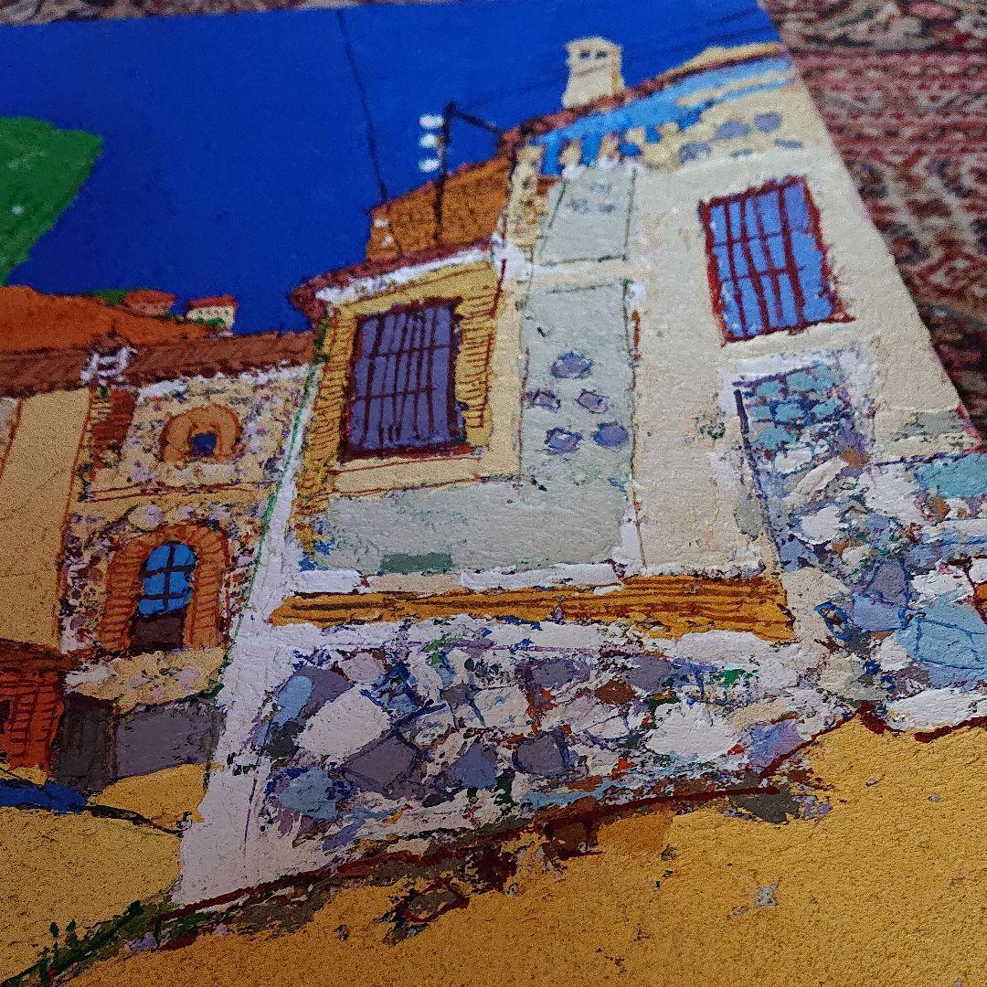 絵画  油彩本物です・    トレド・中村かずお