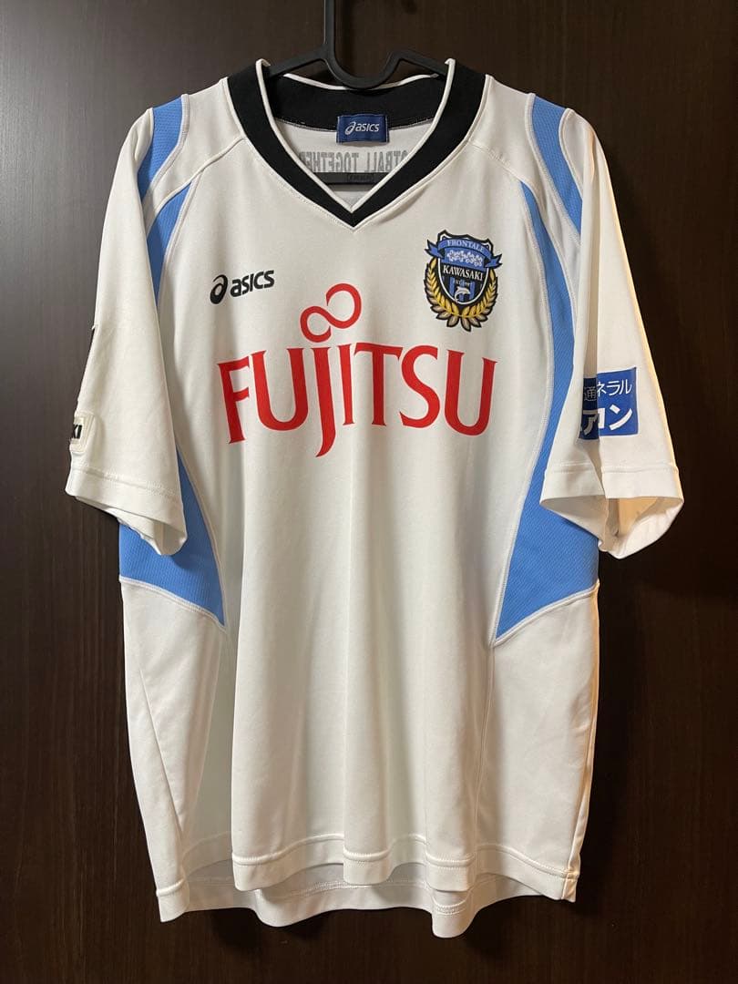 中古 asics 別注 2009 川崎フロンターレ ユニフォーム L サイズ