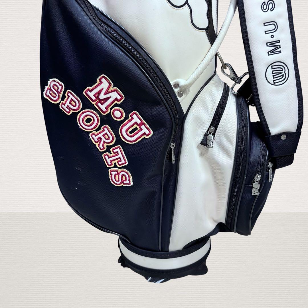 「訳あり…」 M.U SPORTS キャディバッグ レディース 人気 ヒデ