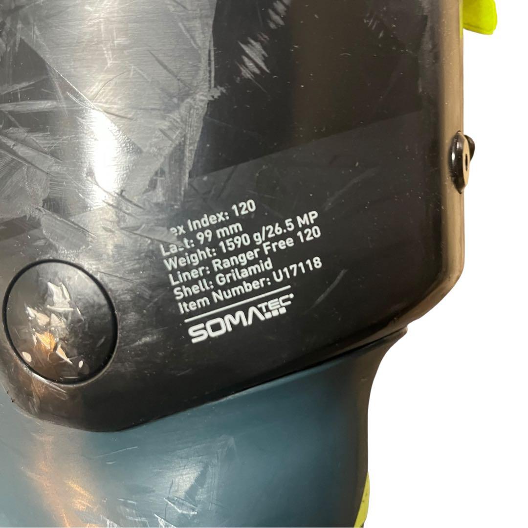 【良品】FISCHER RANGER FREE 120 26.5 スキーブーツ