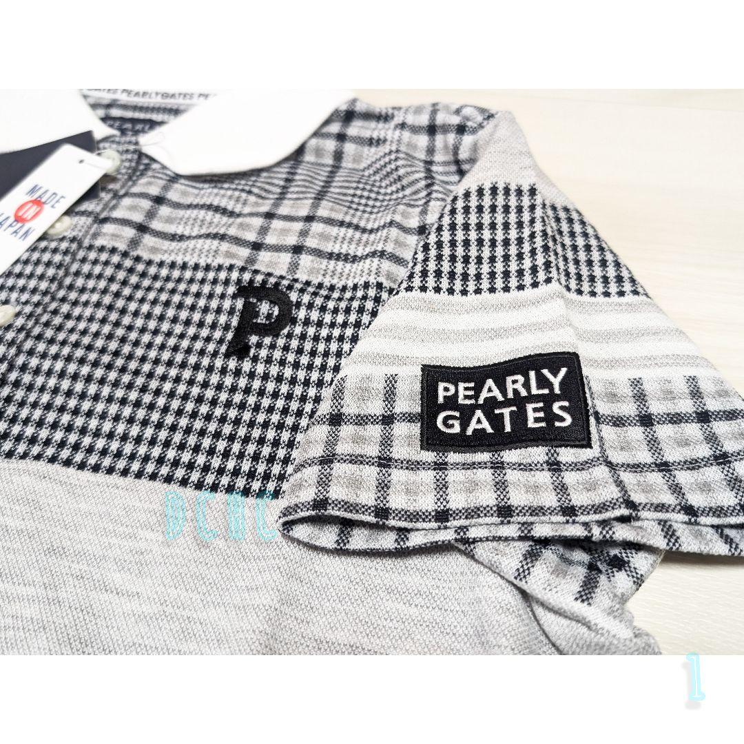 新品 【サイズ1(М)】【ホワイト】パーリーゲイツ 半袖ポロシャツ レディース