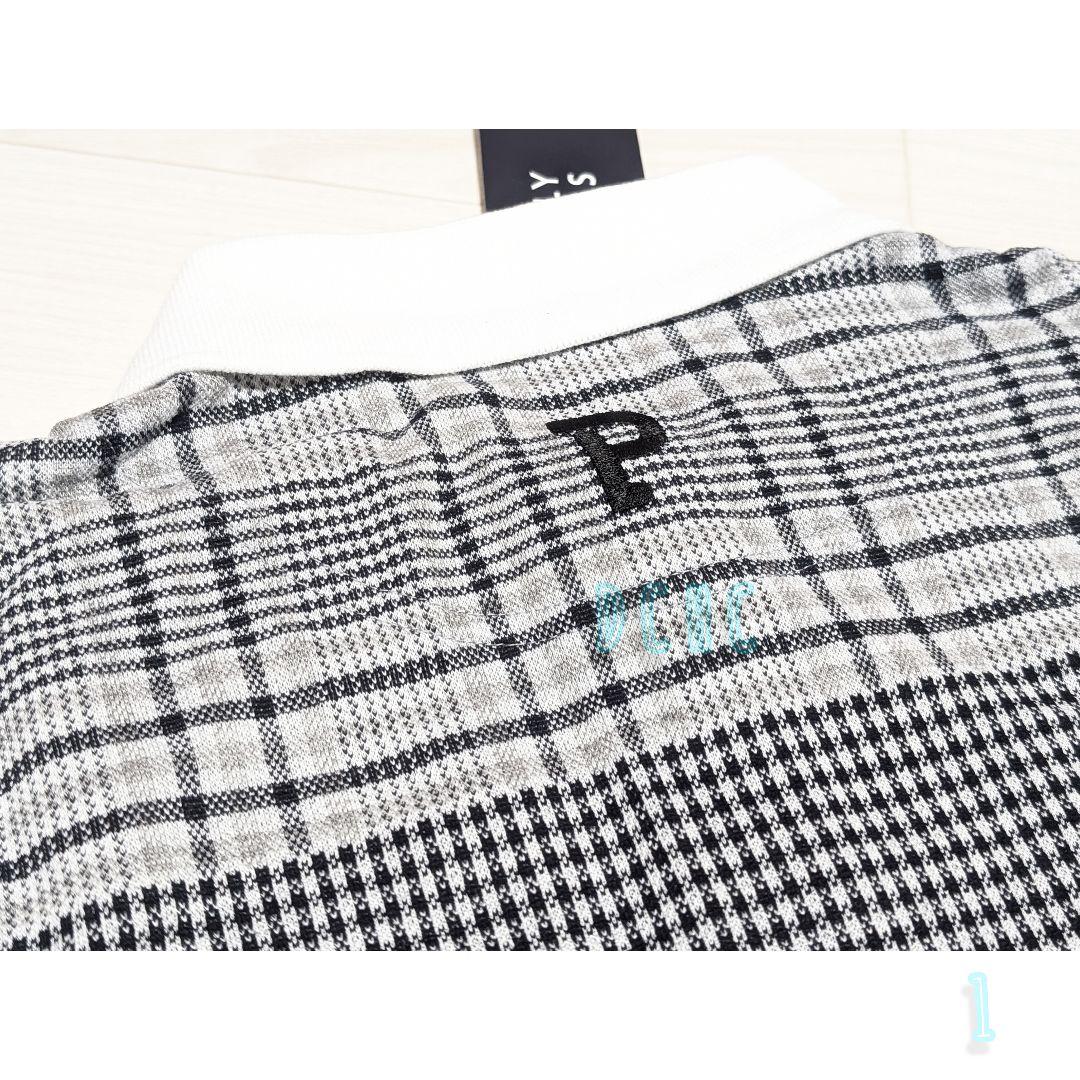 新品 【サイズ1(М)】【ホワイト】パーリーゲイツ 半袖ポロシャツ レディース