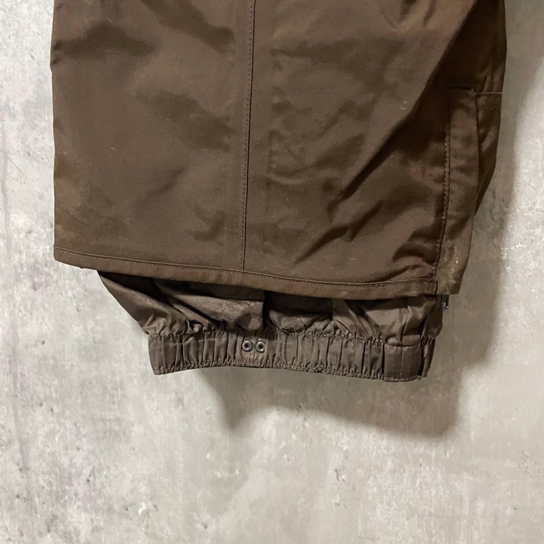 burtonバートンスキーパンツスノーボードウェアズボン下茶色ブラウンロゴ希少