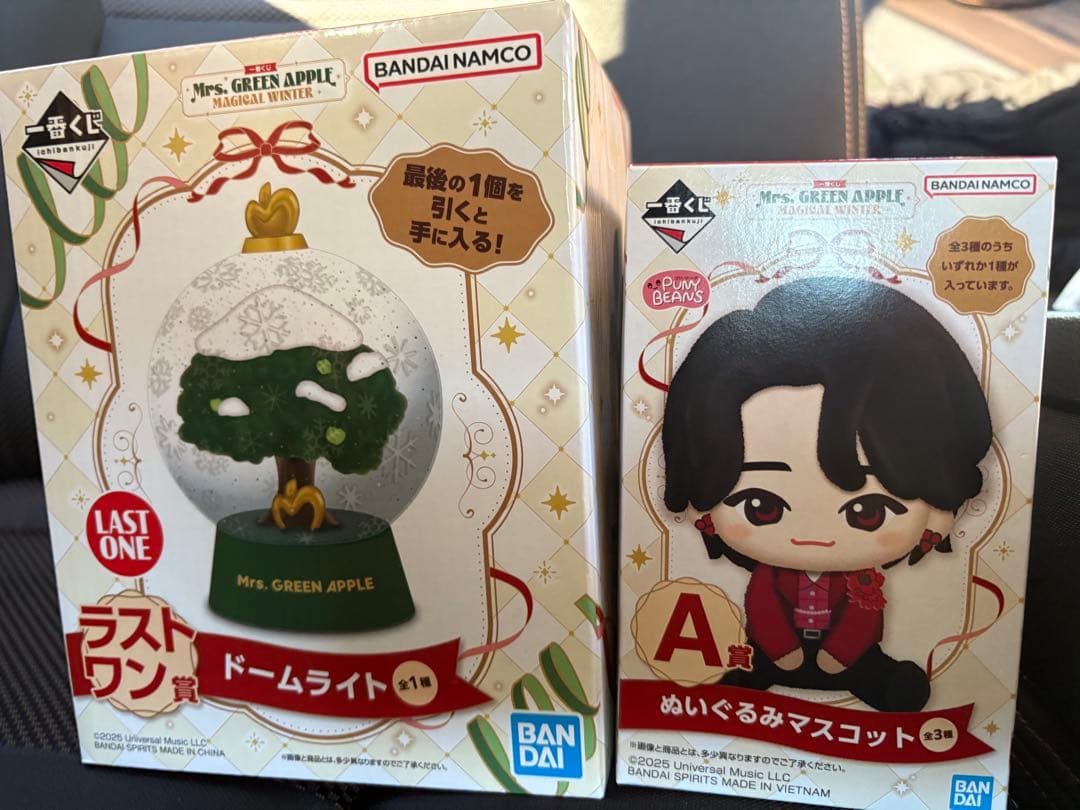 セット未開封Mrs.GREENAPPLE ドームライト & ぬいぐるみマスコット