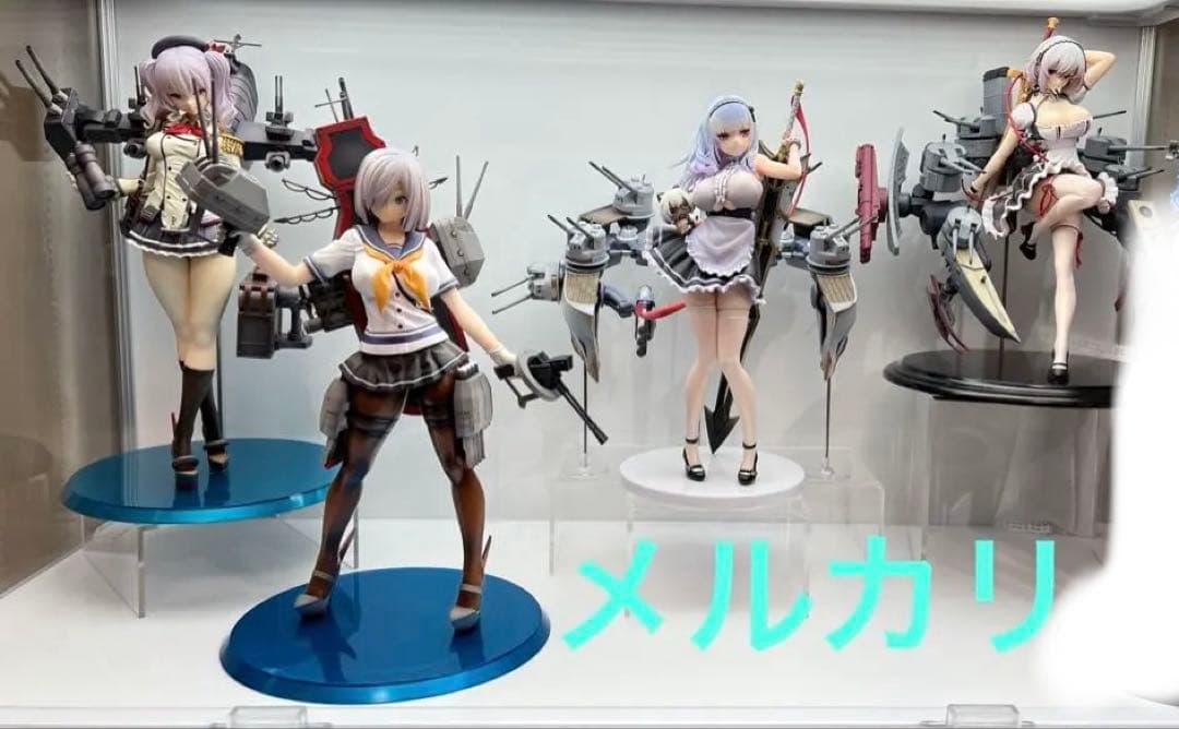 【セール】シリアス・ダイドー・浜風乙改・鹿島 スケールフィギュア4点セット