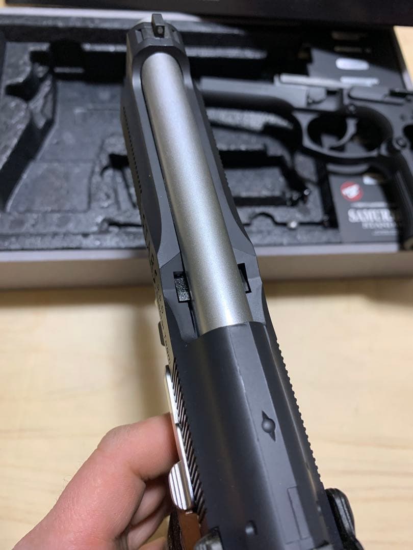 美品　外装カスタム　東京マルイサムライエッジスタンダードモデル　固定ポップ