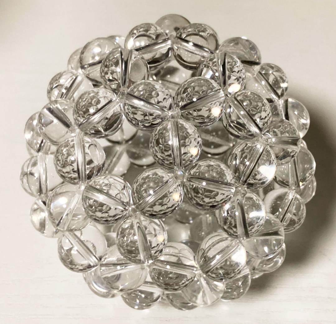 ブラジル水晶 フラーレン 12mm バッキーボール