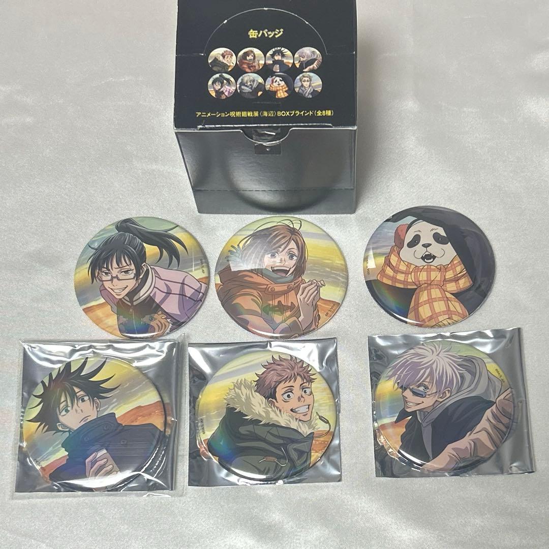 呪術廻戦 アニメーション 呪術廻戦展 海辺 オーロラ 缶バッジ