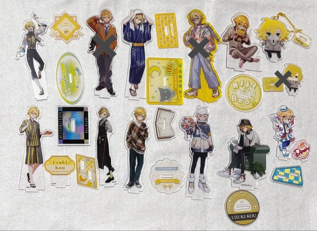 にじさんじ　卯月コウ　アクリルスタンドセット