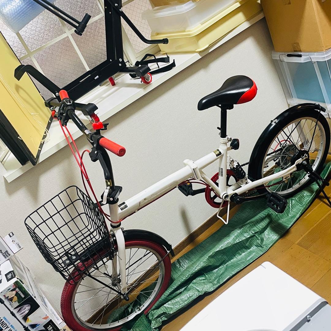 折り畳み自転車 GRAPHIS 20インチ リアサス シマノ6段変速 ミニベロ