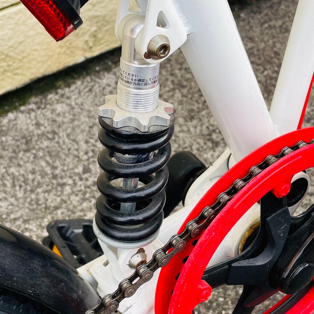 折り畳み自転車 GRAPHIS 20インチ リアサス シマノ6段変速 ミニベロ