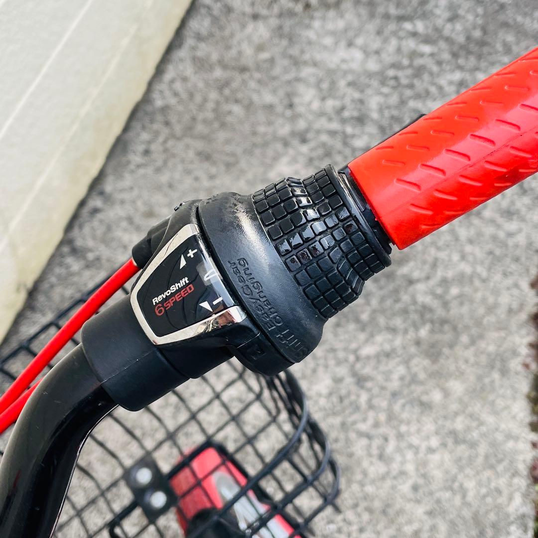 折り畳み自転車 GRAPHIS 20インチ リアサス シマノ6段変速 ミニベロ