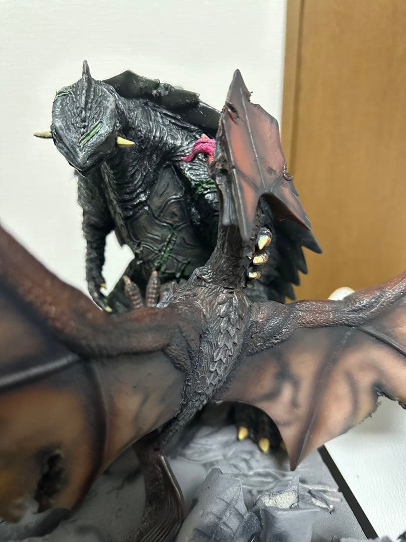 海洋堂　ガメラ3 ギャオス駆除イメージジオラマ　ソフビ完成品