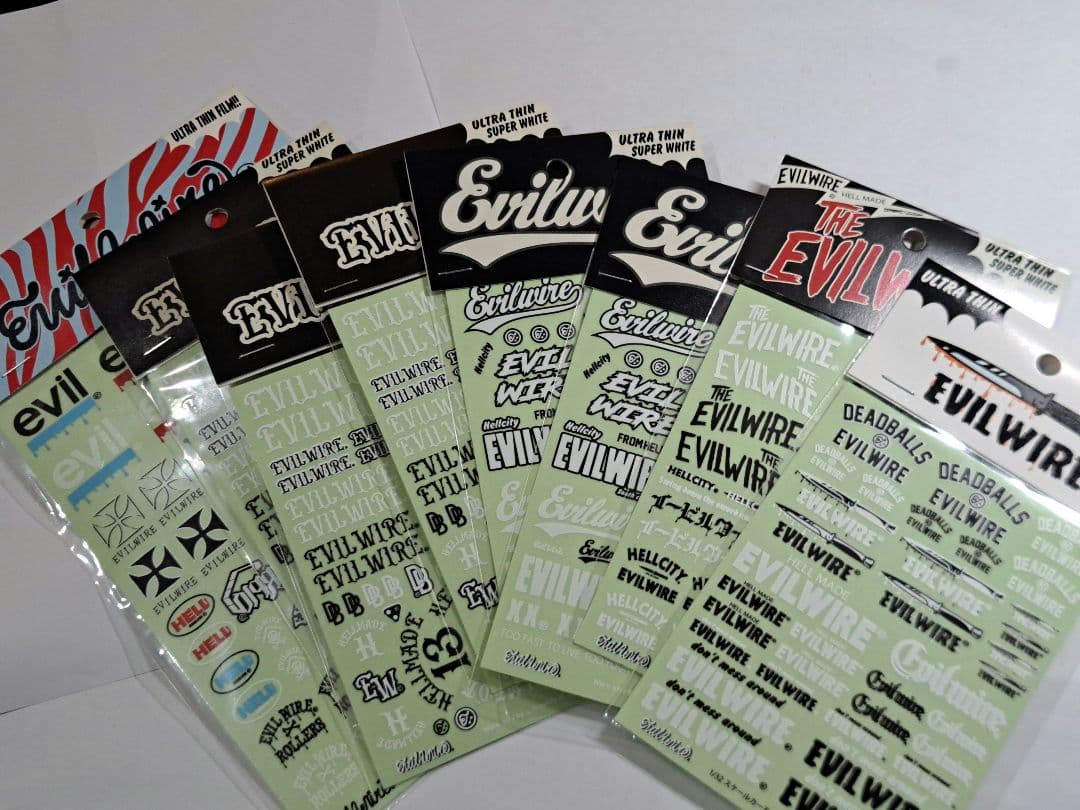 最終値下げ 絶版 ミニ四駆　Evilwire イービルワイヤーステッカーセット
