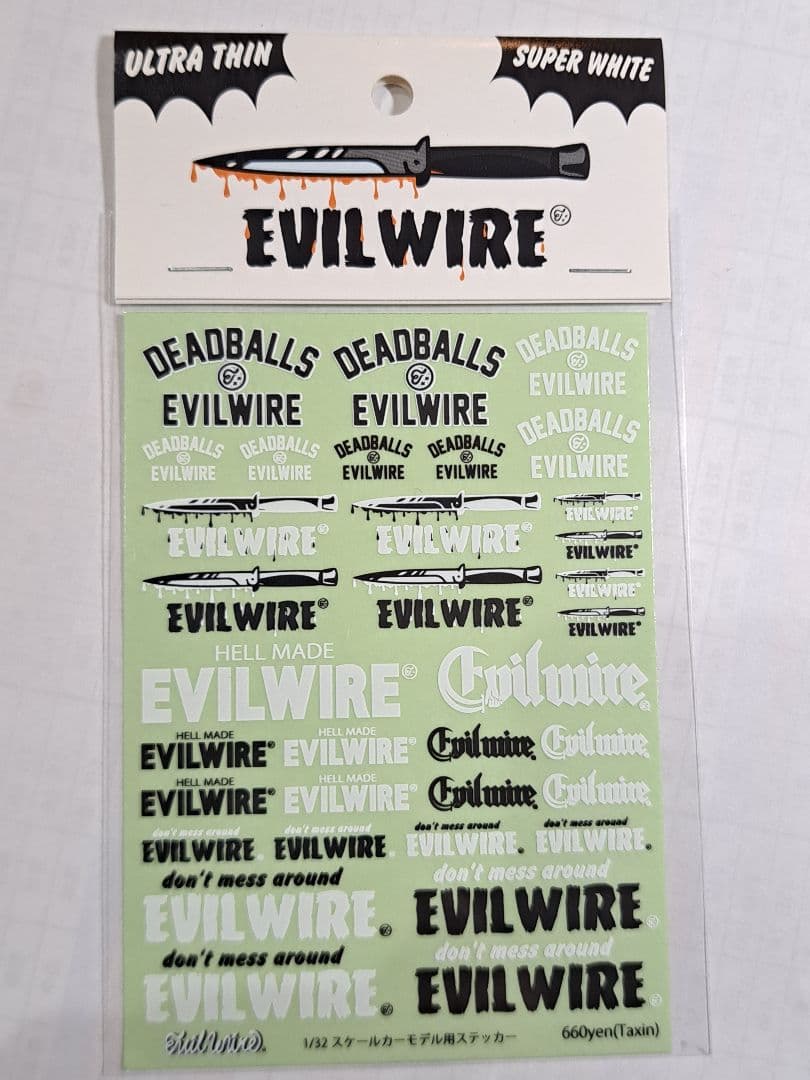 最終値下げ 絶版 ミニ四駆　Evilwire イービルワイヤーステッカーセット