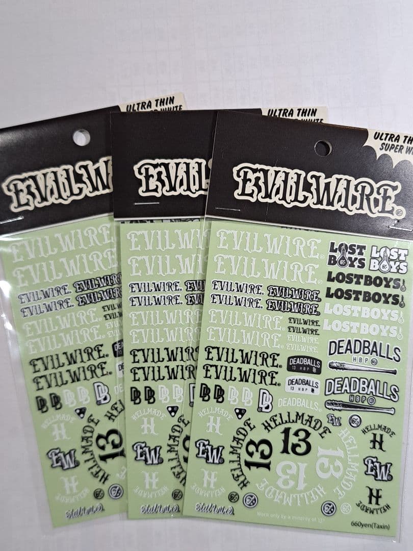 最終値下げ 絶版 ミニ四駆　Evilwire イービルワイヤーステッカーセット