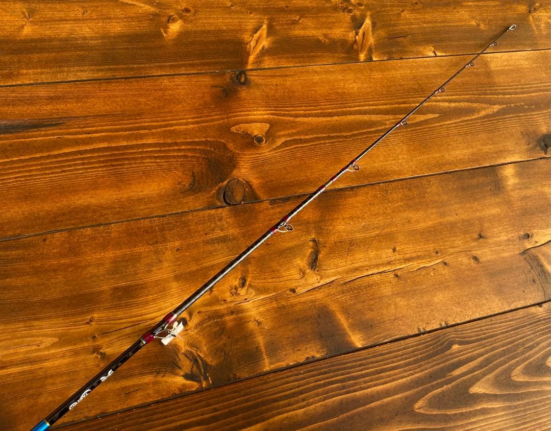 ジギングセット　3ピースパックロッド　Fujiガイド タイラバ　カーボン　MH