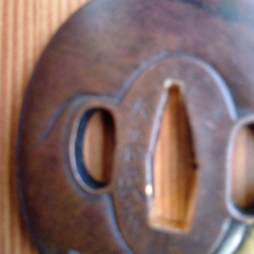 ウサギデザイン 鍔(つば) 金属製