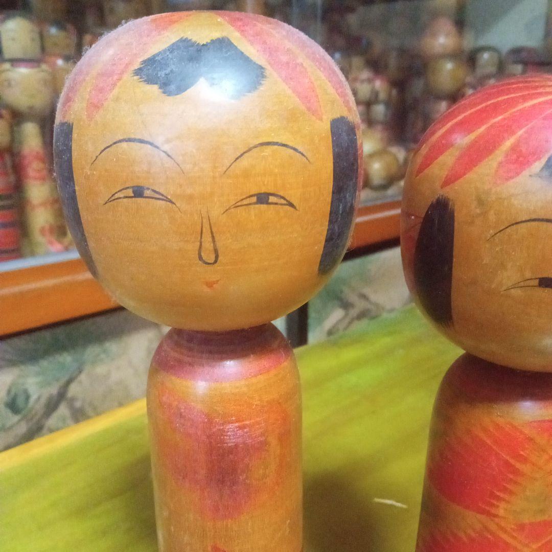 e5伝統こけし！　斎藤源吉③本