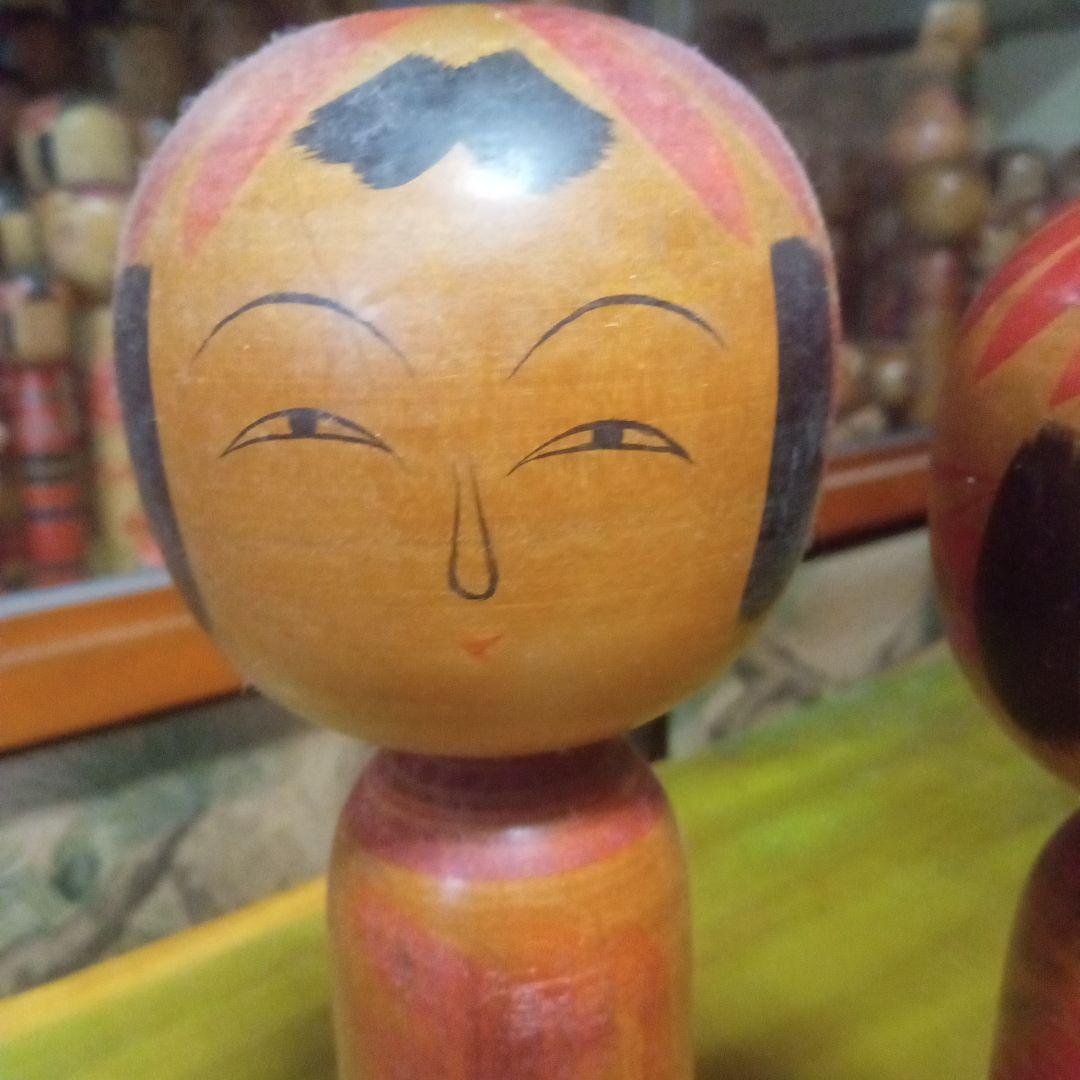 e5伝統こけし！　斎藤源吉③本