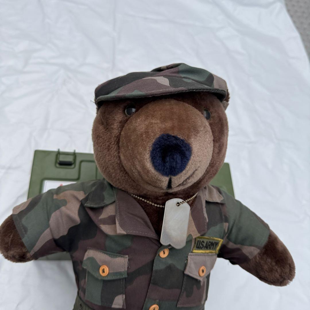 Bear Forces of America　テディベア迷彩服　ピンバッチ付き