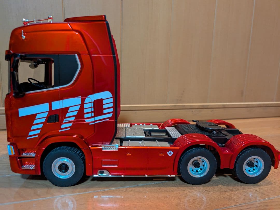 (ジャック)1/18スケールScania770s RCトレーラーセット