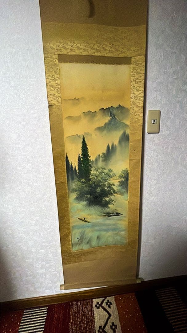 日本画 自然風景 巻物