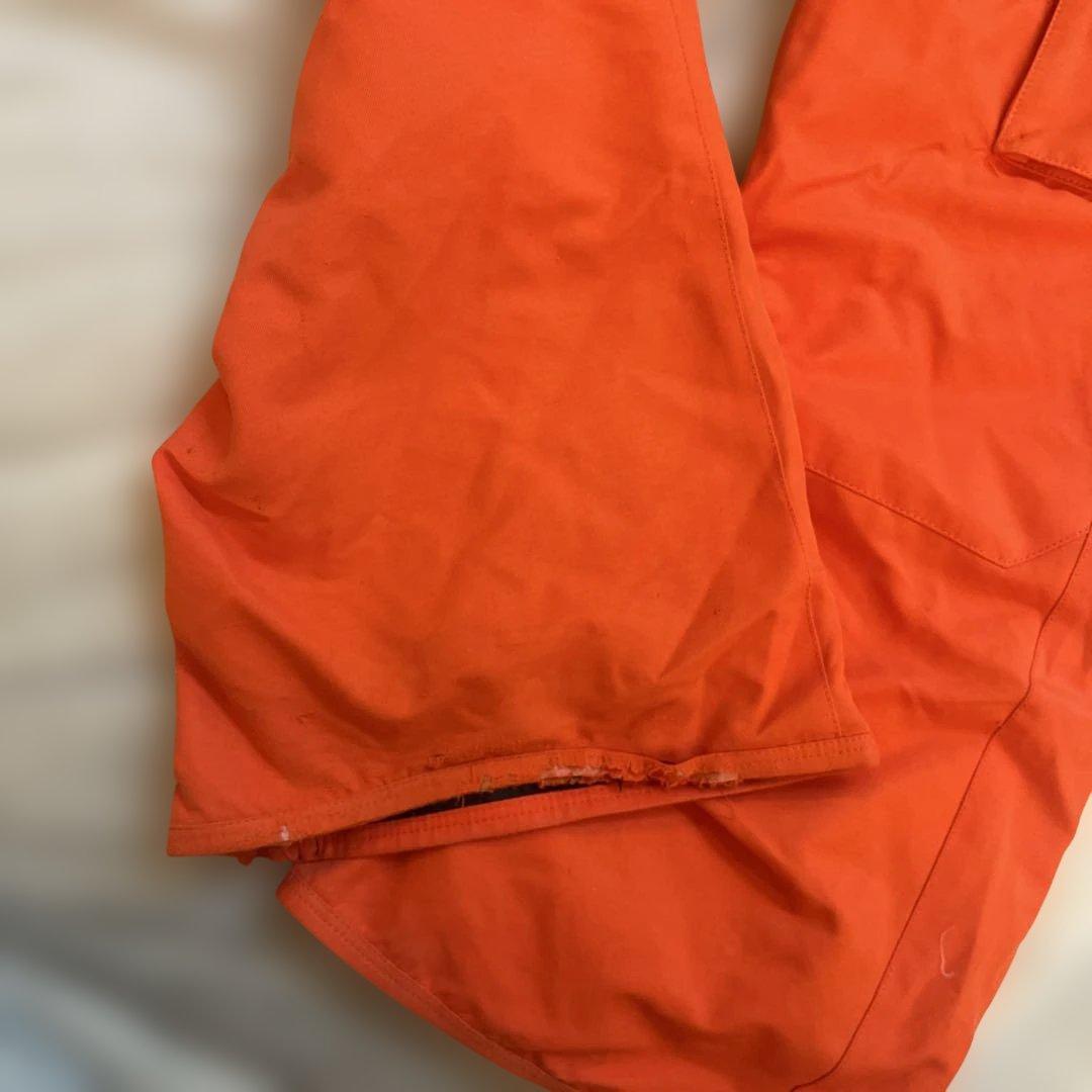 VOLCOM 子供用スノーボードウェア 黒/オレンジ