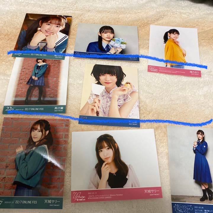 ナナブンノニジュウニ　ブロマイド　ナナニジ　22/7